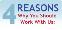 4 Resons Why You Should Work With Us